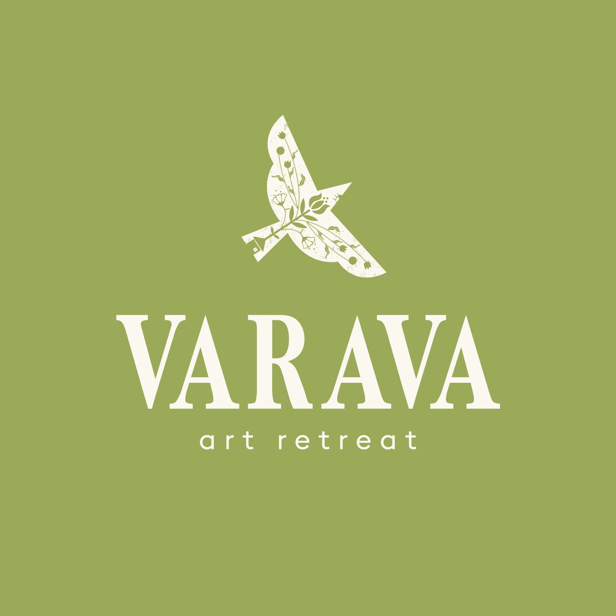 VARAVA ART RETREAT — логотип